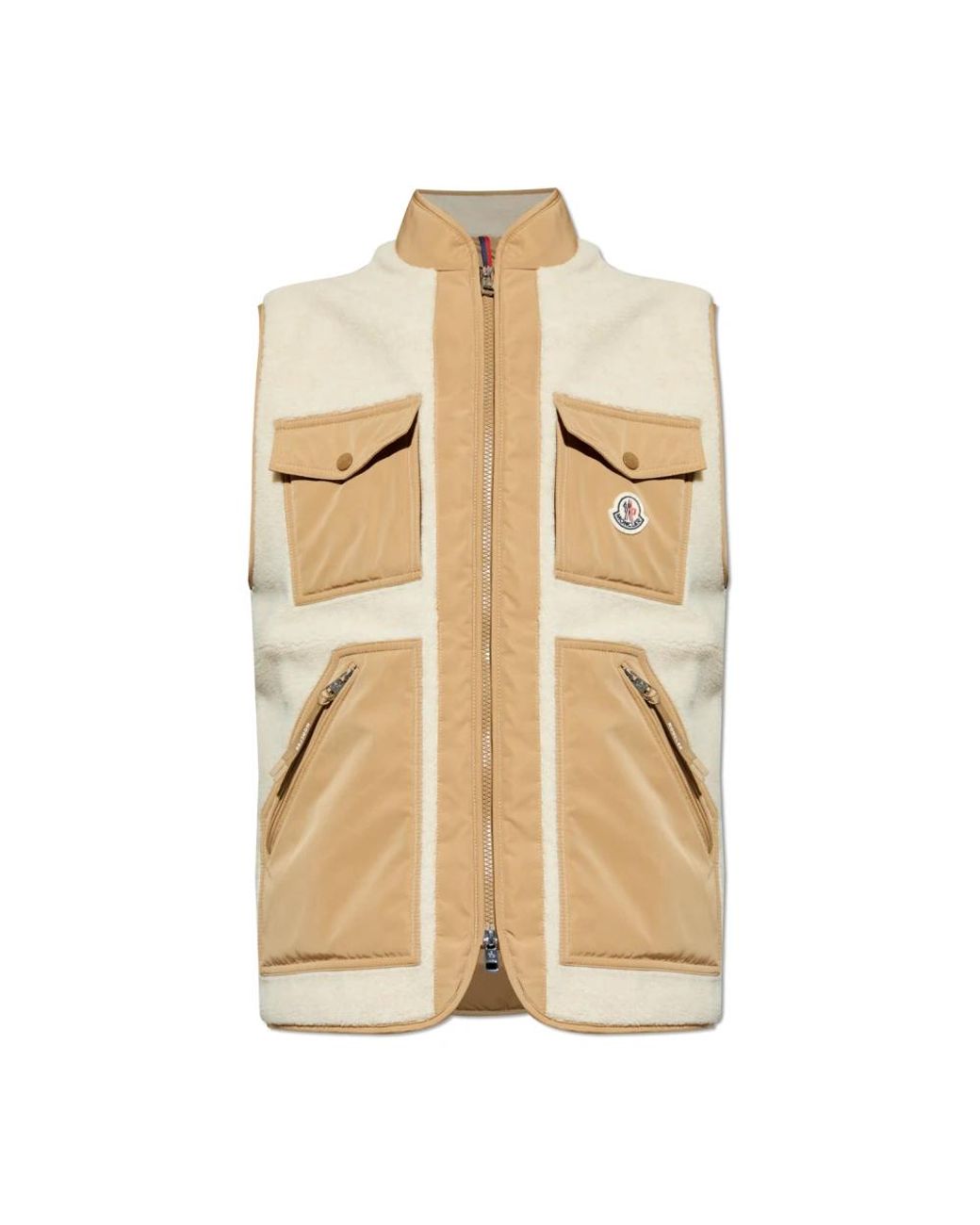Vests Moncler pour homme en coloris Natural