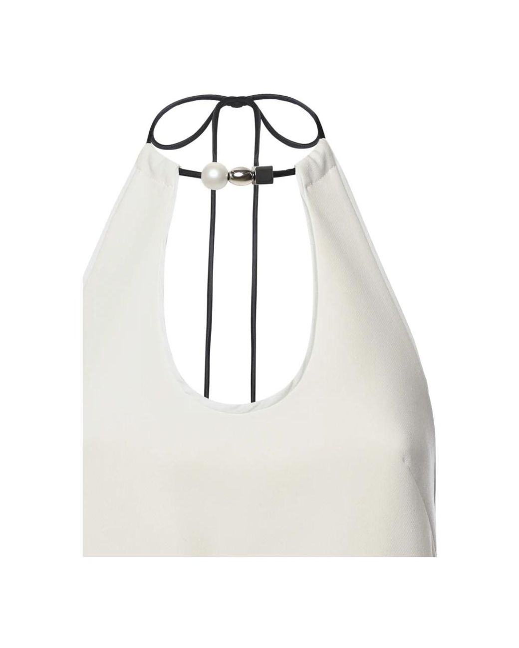 Pinko White Short Dresses