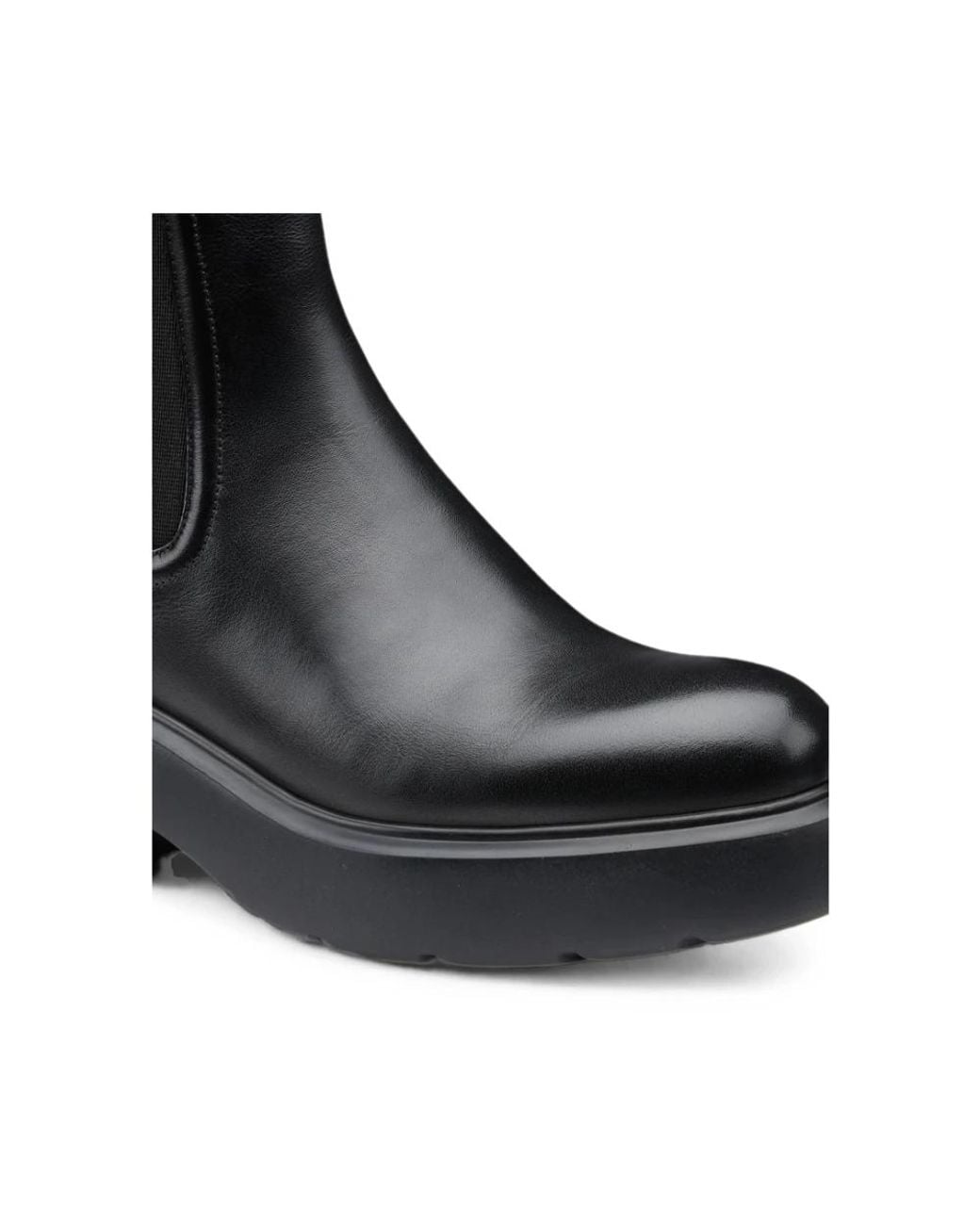Santoni Black Chelsea Boots