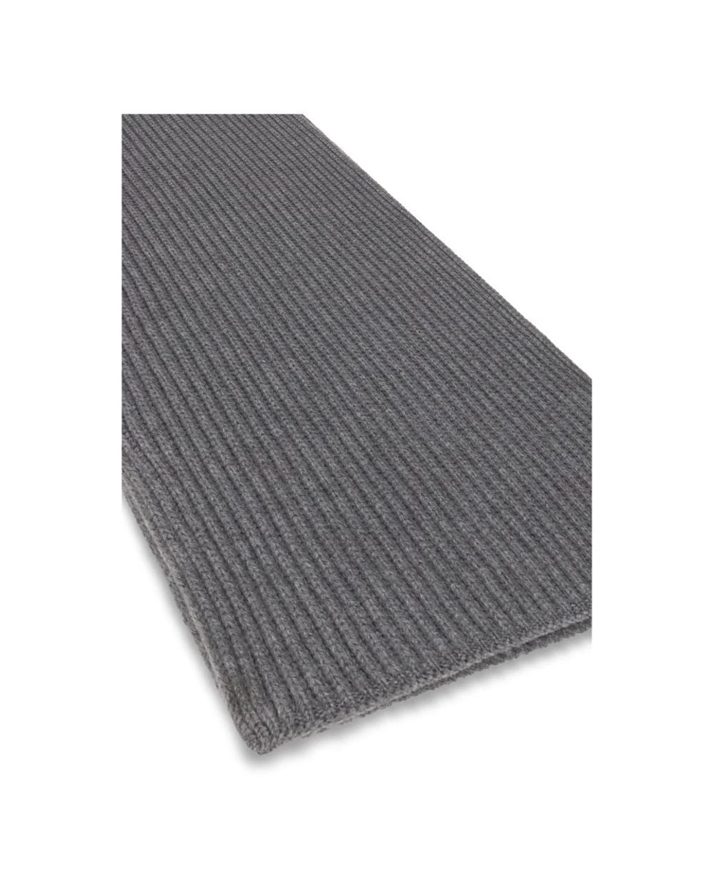 Malo Gray Winter Scarves for men