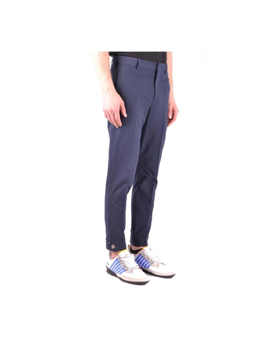 Neil Barrett Blue Slim-Fit Trousers for men