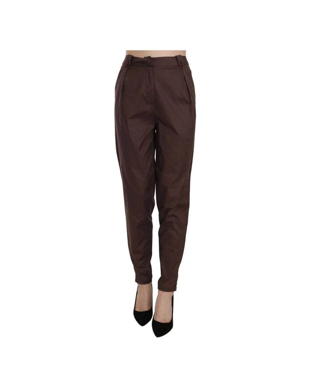 Just Cavalli Brown Tapered Trousers