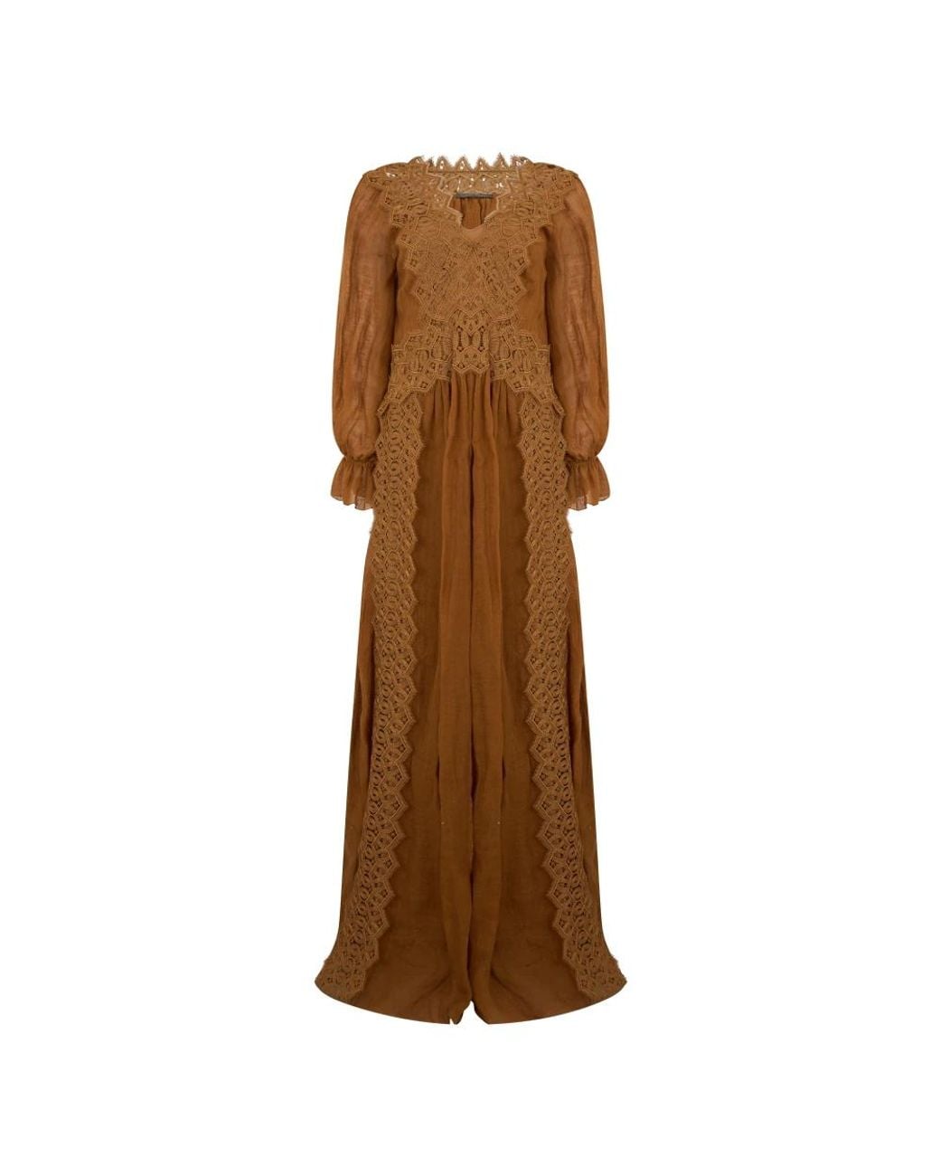 Alberta Ferretti Brown Maxi Dresses