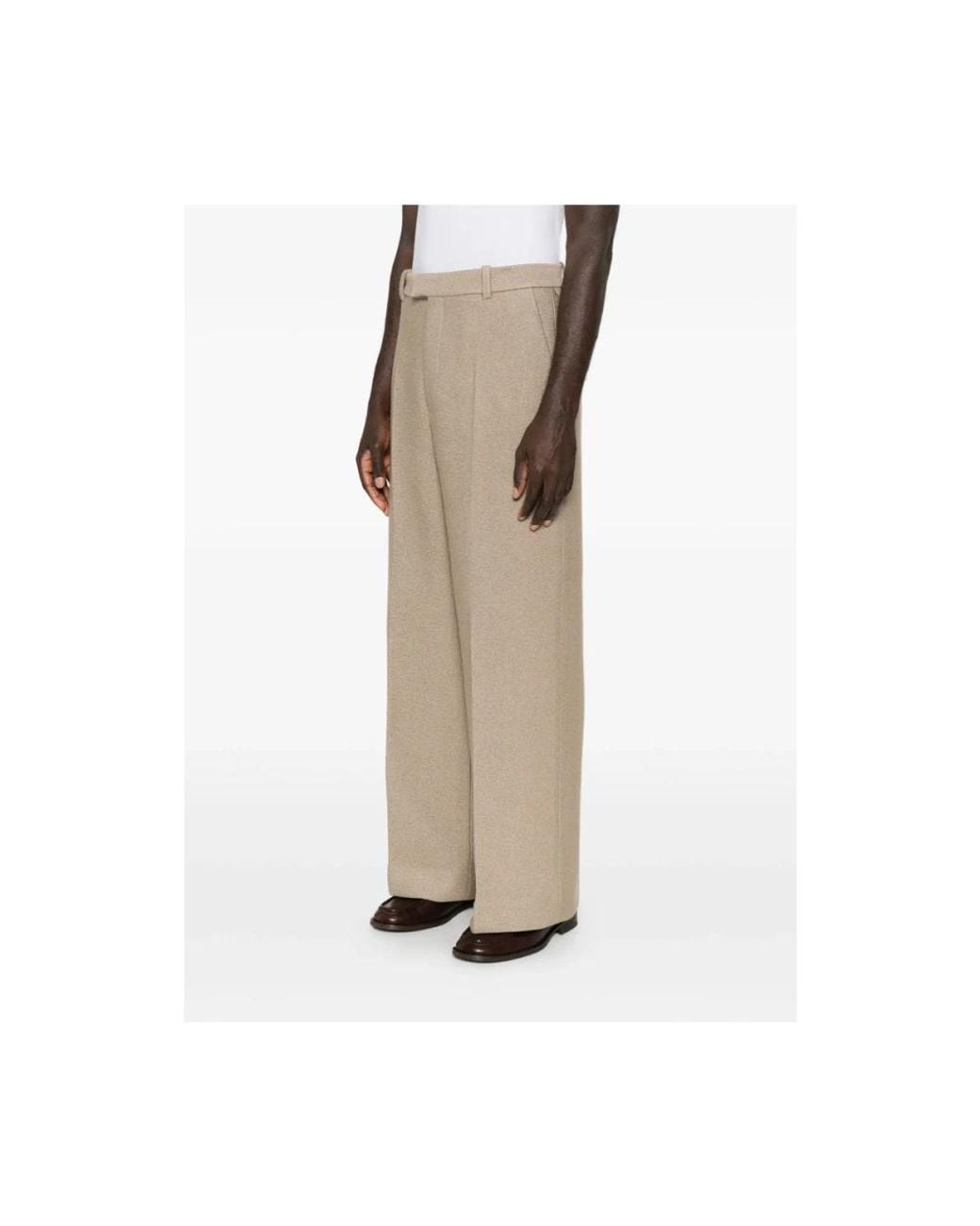 Jacquemus Gray Wide Trousers for men
