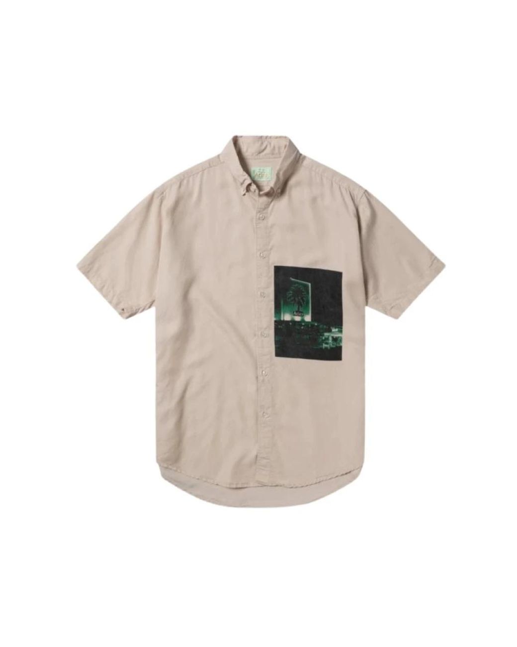 Aries Natural Short Sleeve Shirts for men