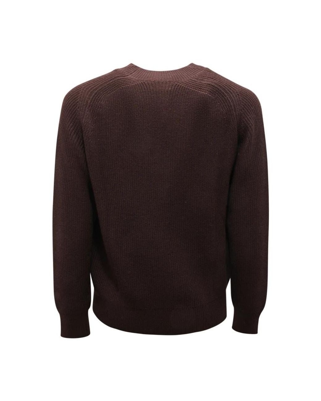 Brooksfield Brown Round-Neck Knitwear for men