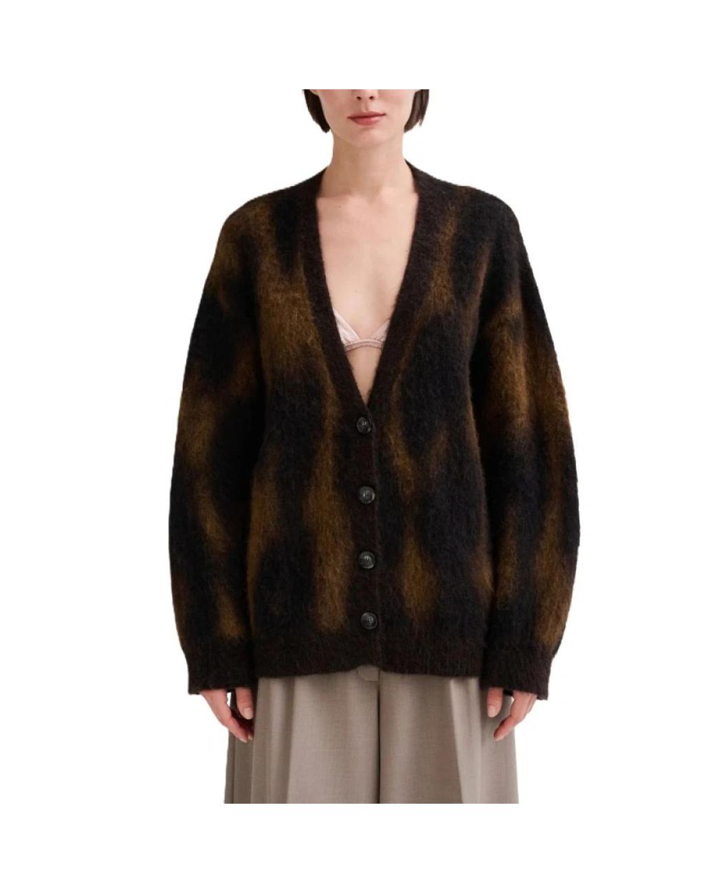 Cardigans Roberto Collina de color Black