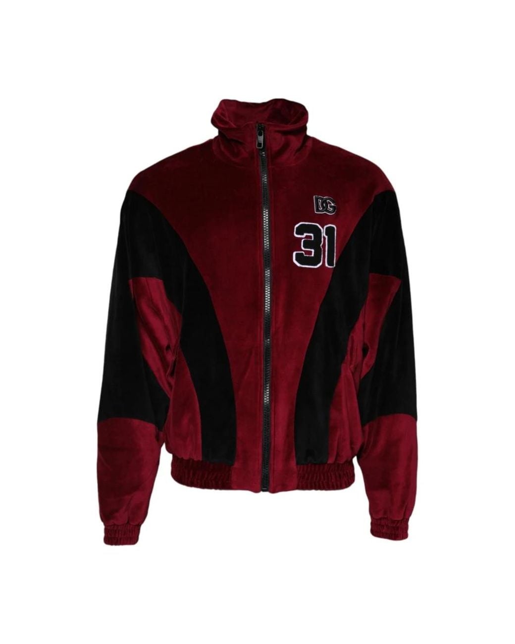 Dolce & Gabbana Red Bomber Jackets for men