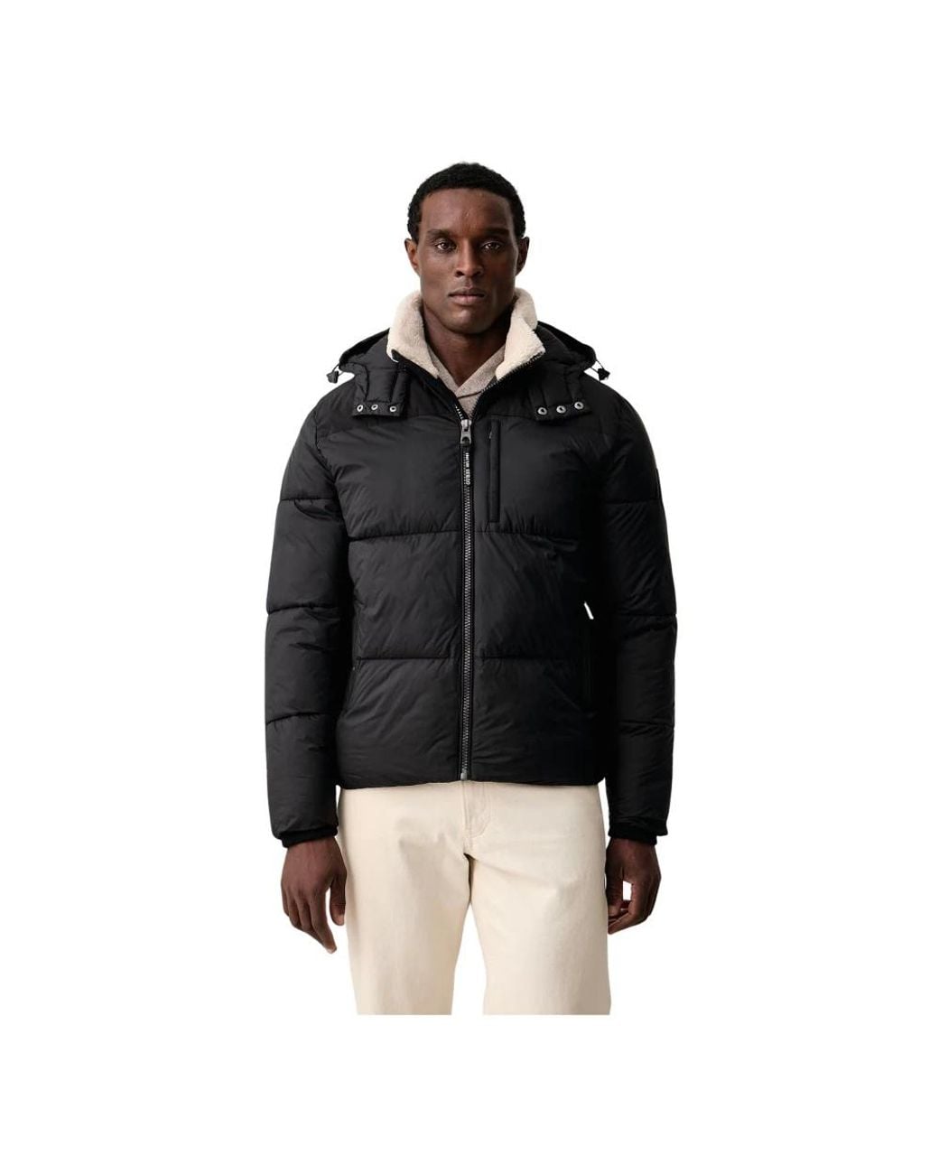 Winter Jackets Guess pour homme en coloris Black