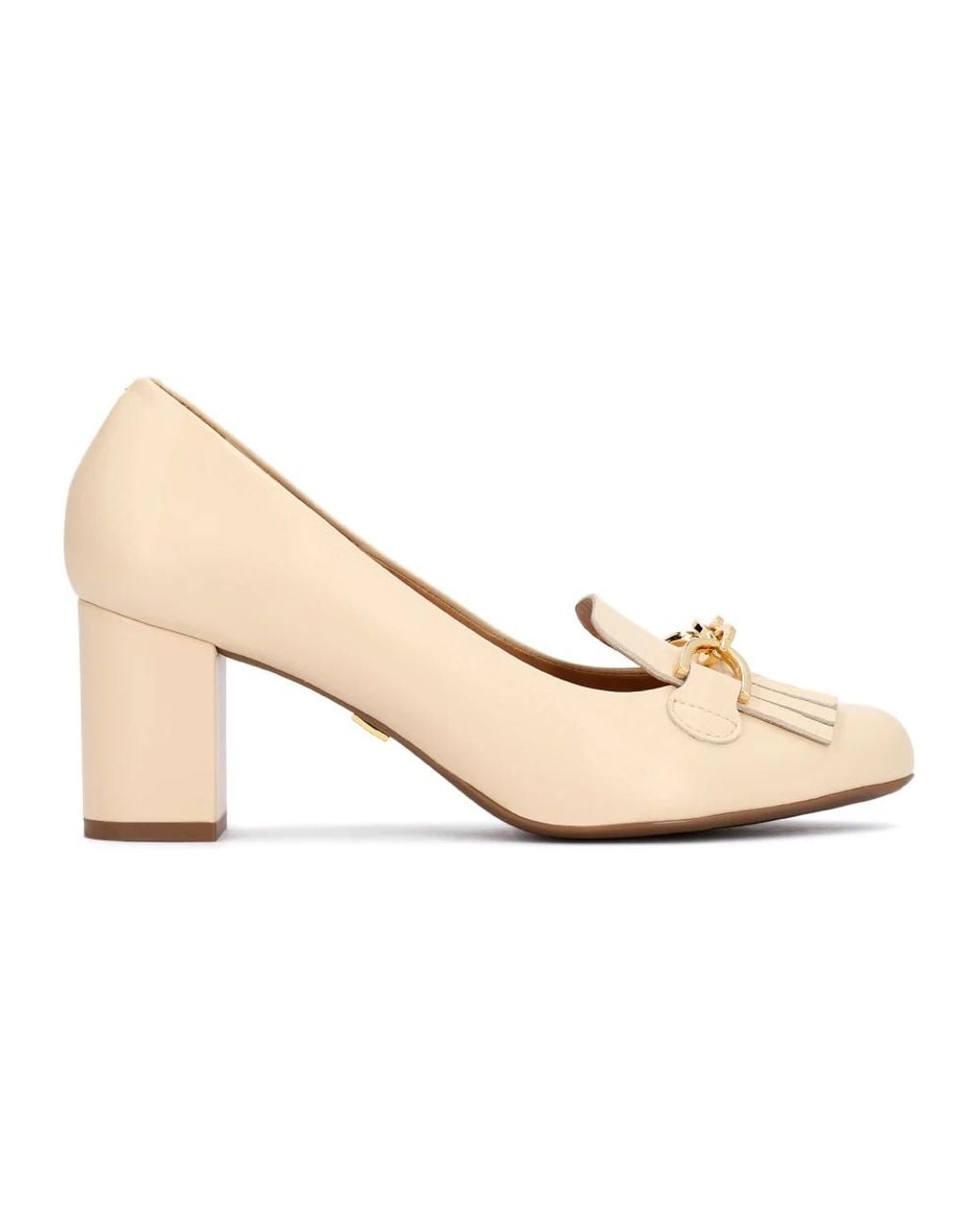 Kazar White Wendy Pump