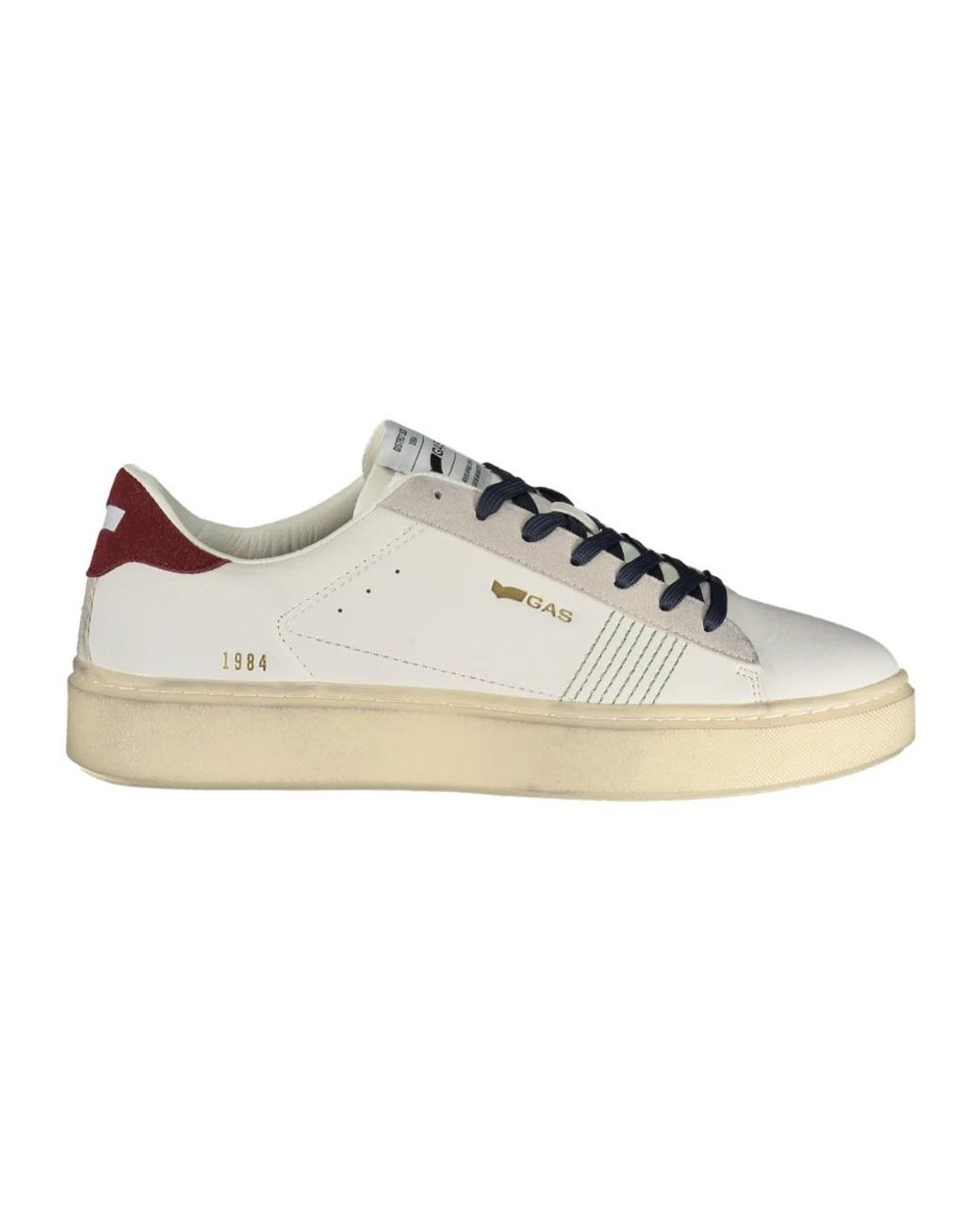 Gas White Sneakers for men