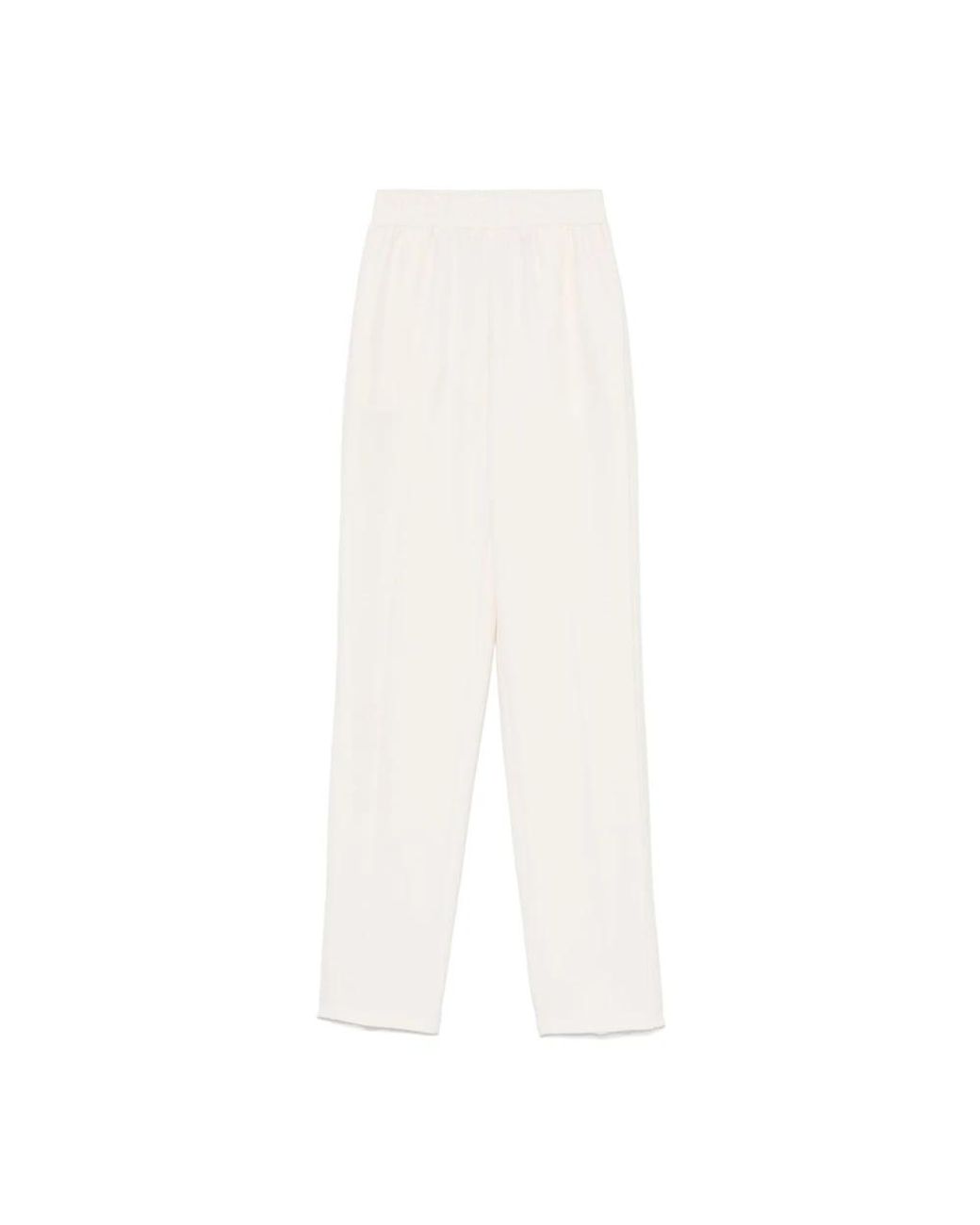 Twinset White Straight Trousers