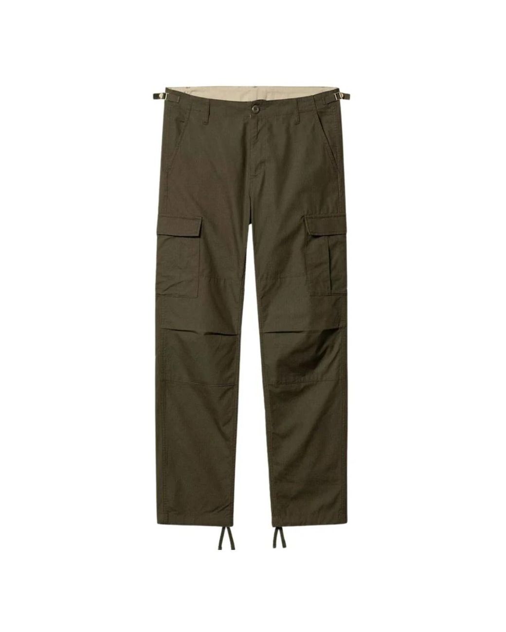 Carhartt Green Straight Trousers for men