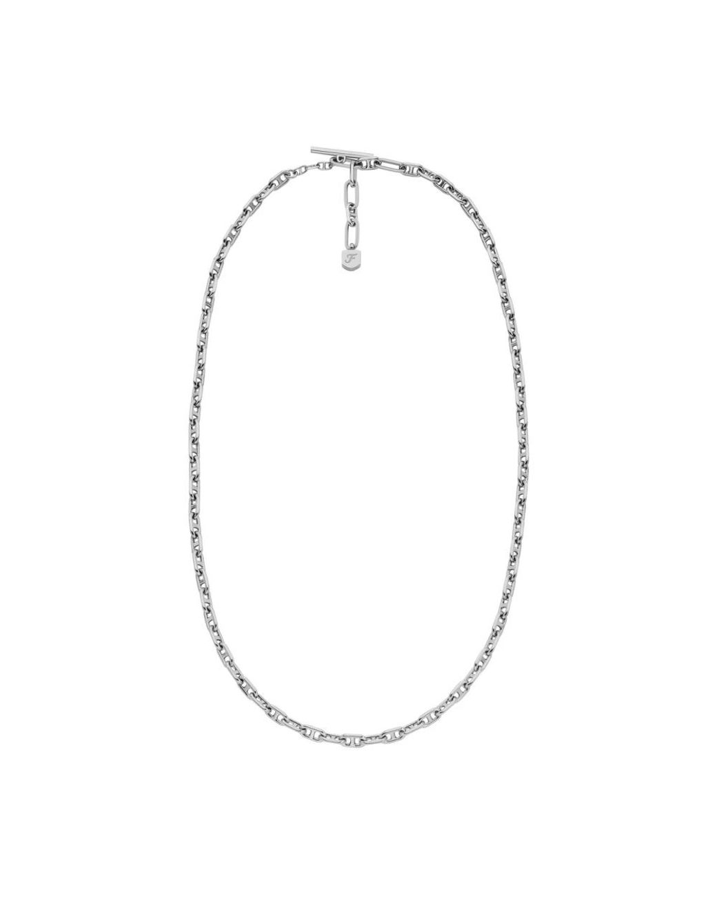 Necklaces Fossil en coloris Metallic