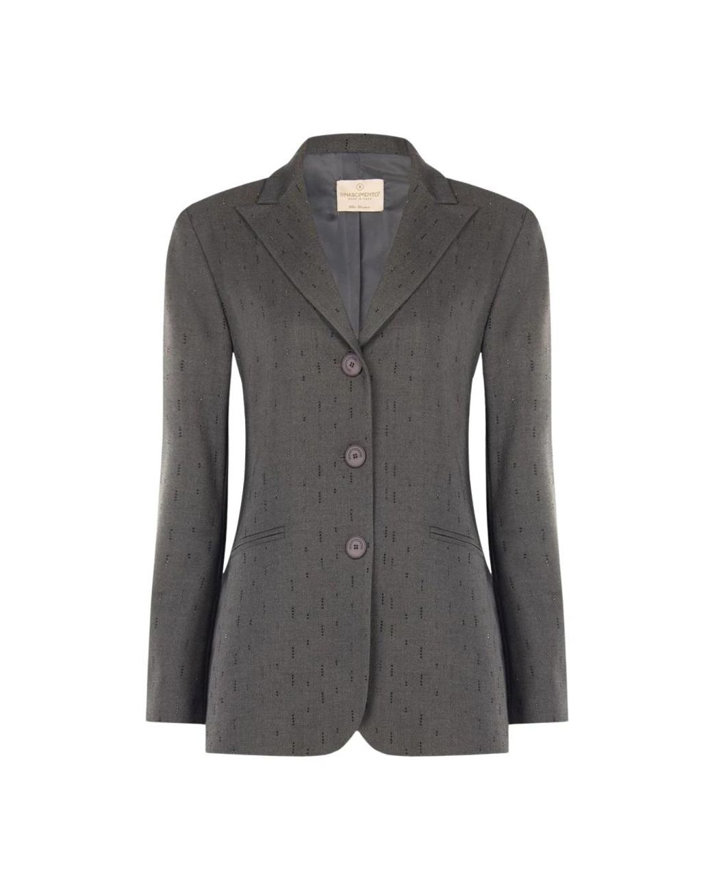 Blazers Rinascimento de color Gray