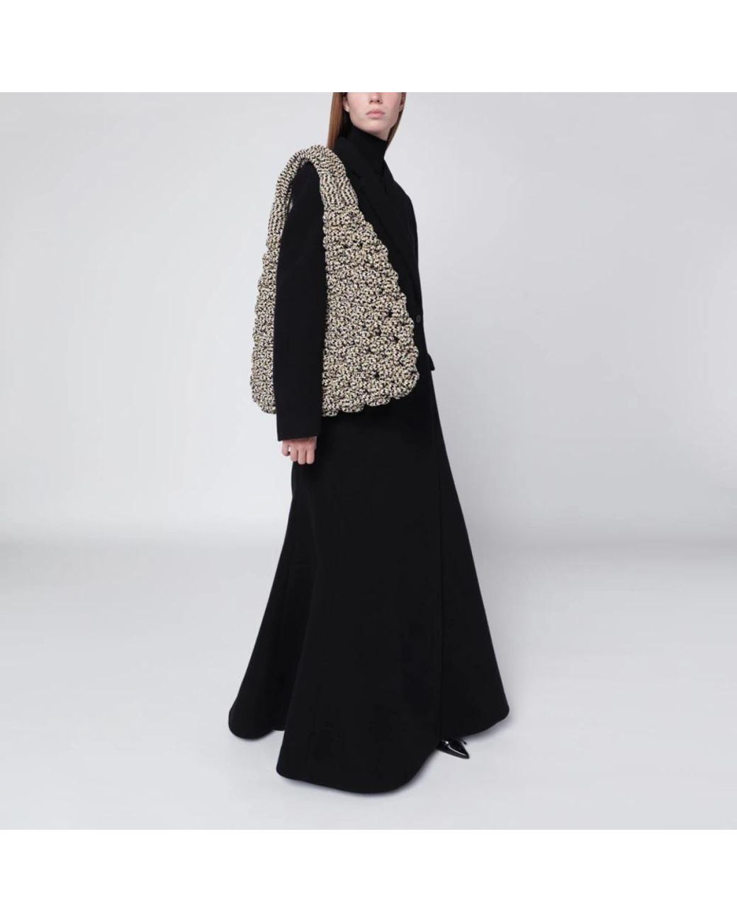 HIBOURAMA Black Shoulder Bags