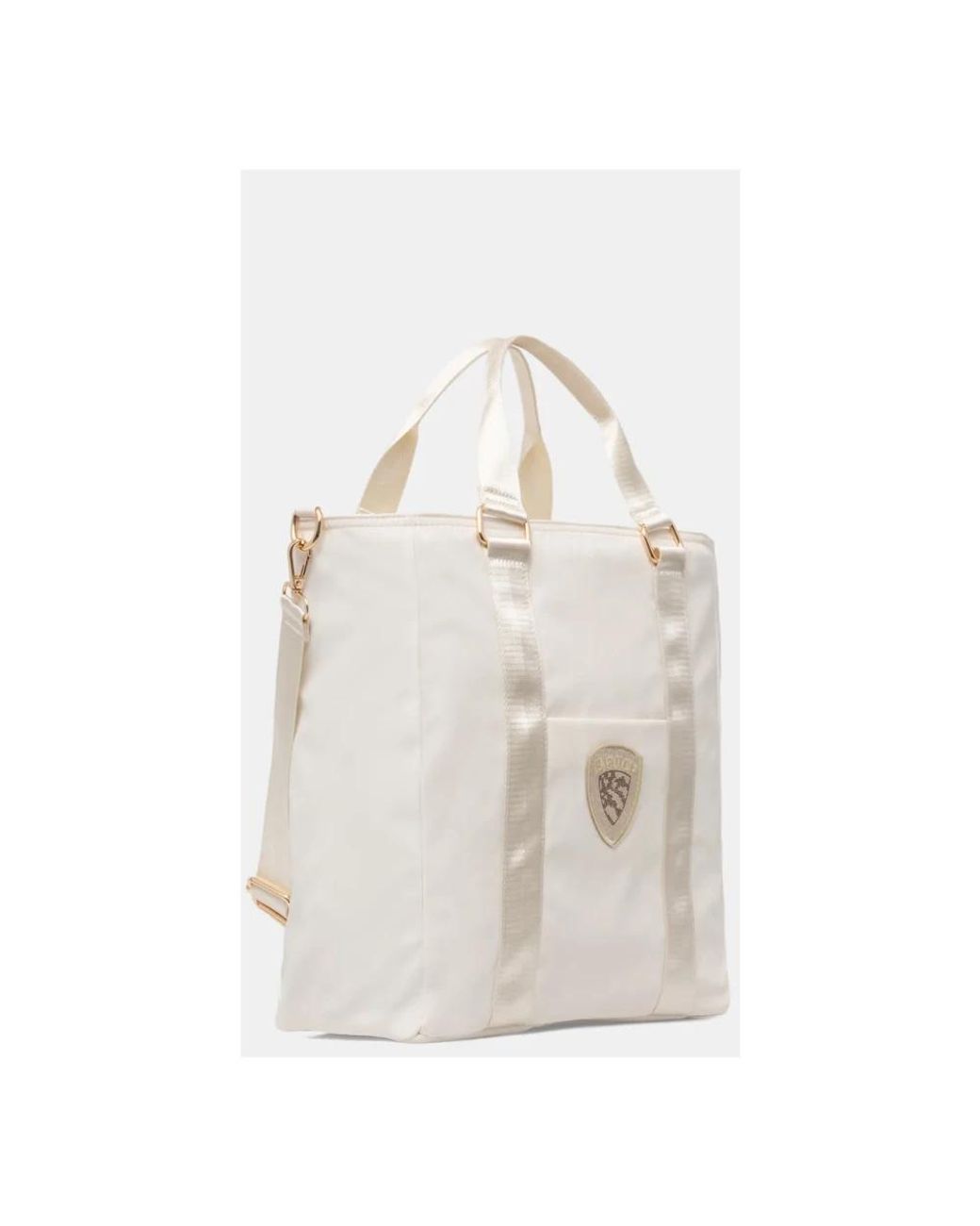 Blauer White Silva01 Einkaufstasche