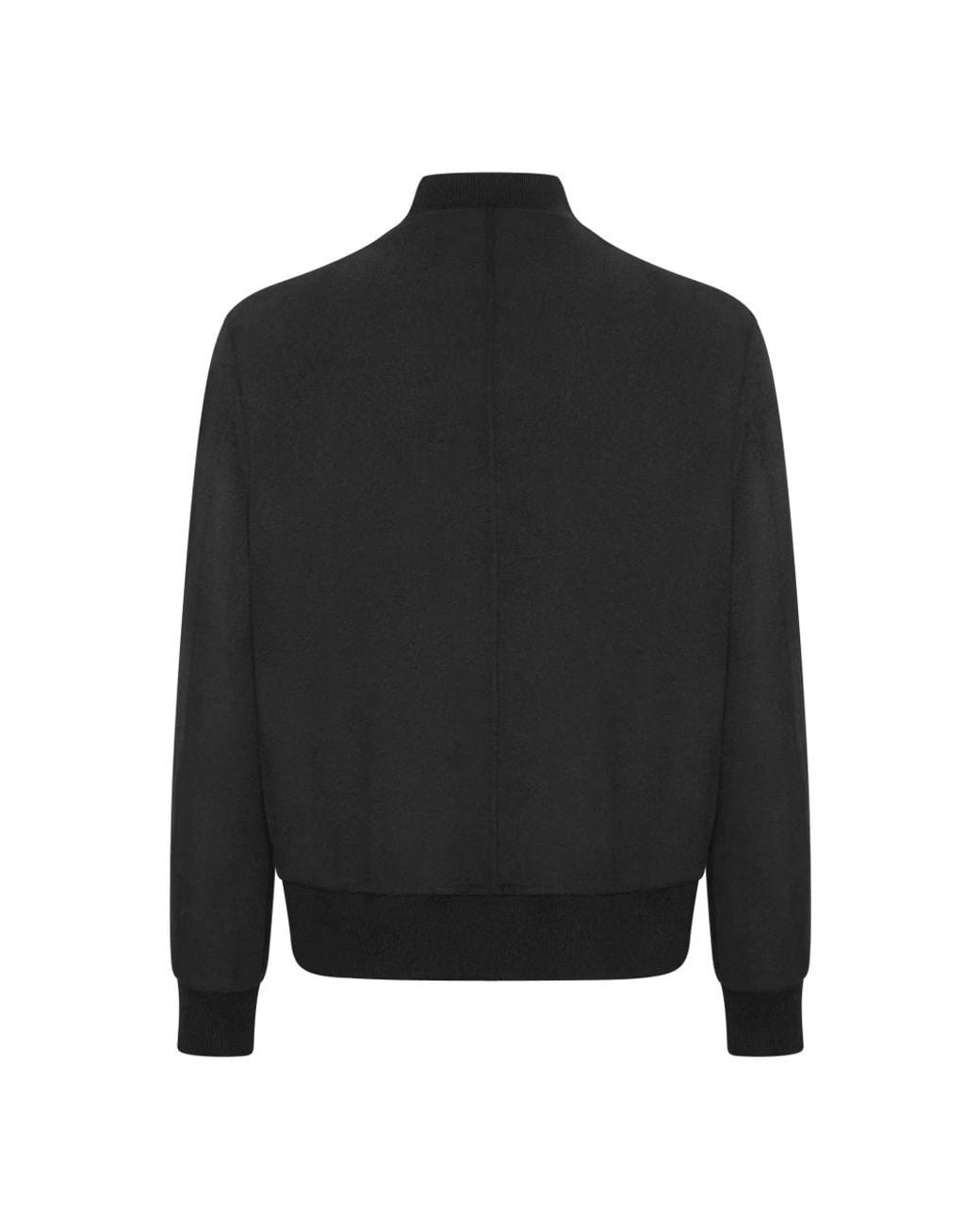 Low Brand Jassen ,Zwart ,Wol Bomberjack in het Black voor heren