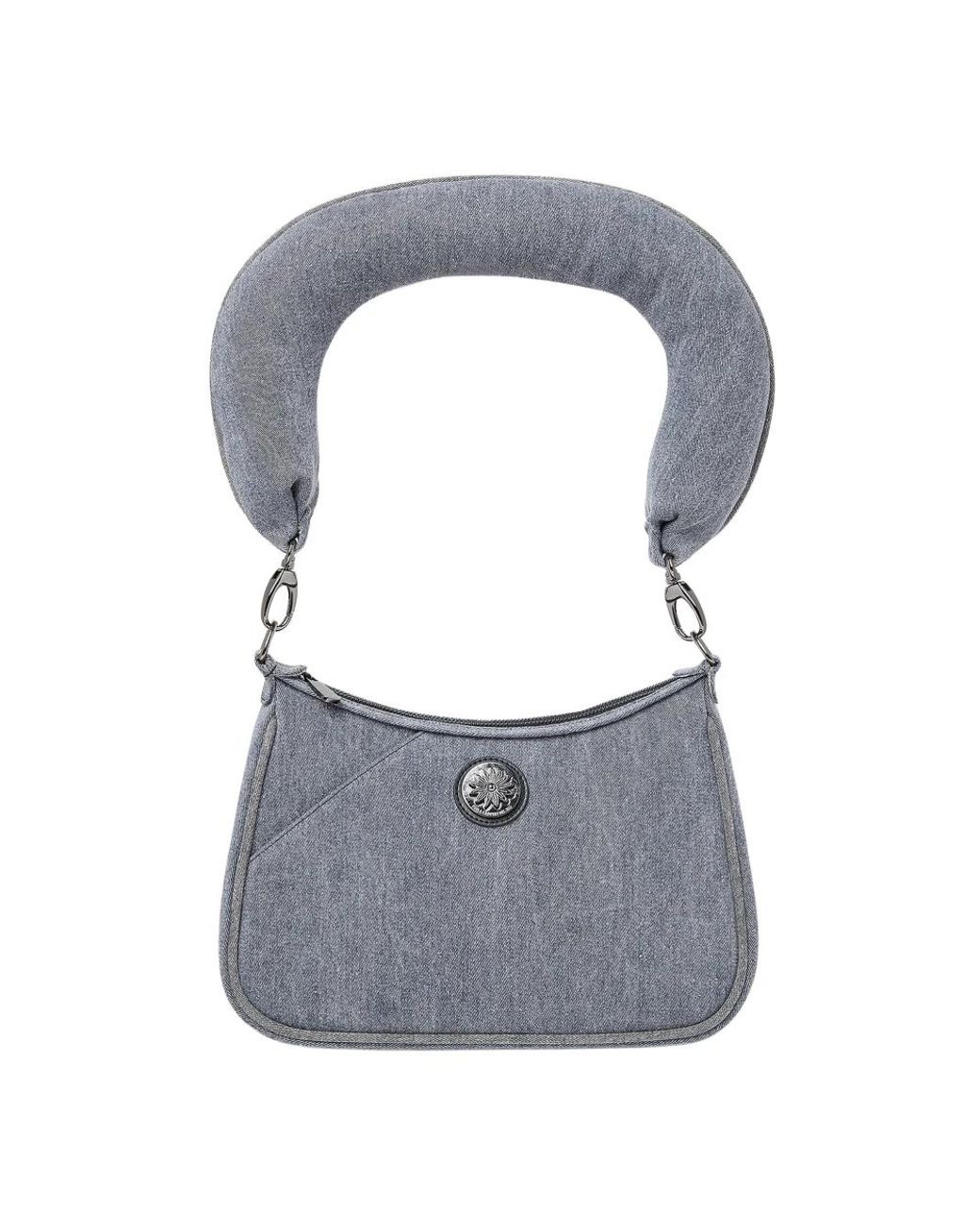 PAULA CANOVAS DEL VAS Gray Shoulder Bags