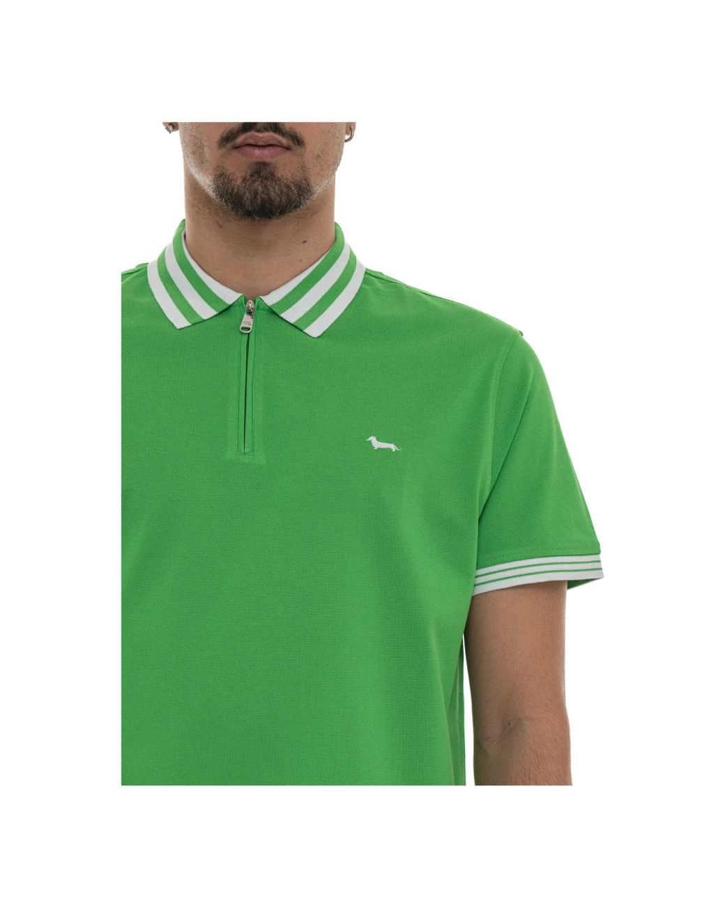 Harmont & Blaine Green Polo Shirts for men