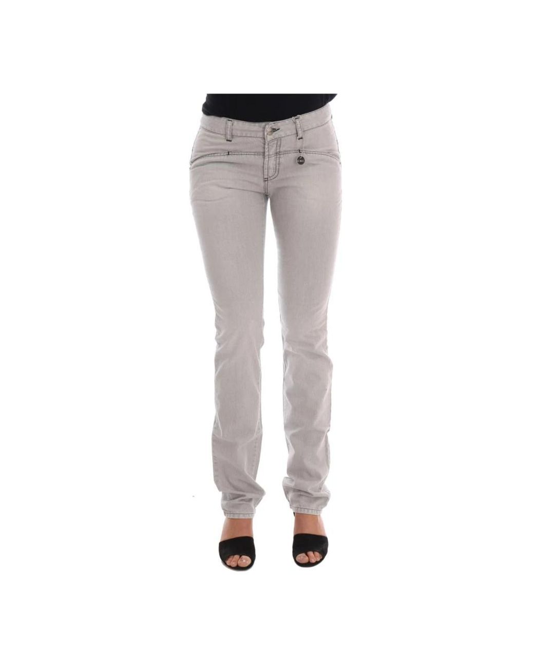 CoSTUME NATIONAL Gray Slim Fit Jeans