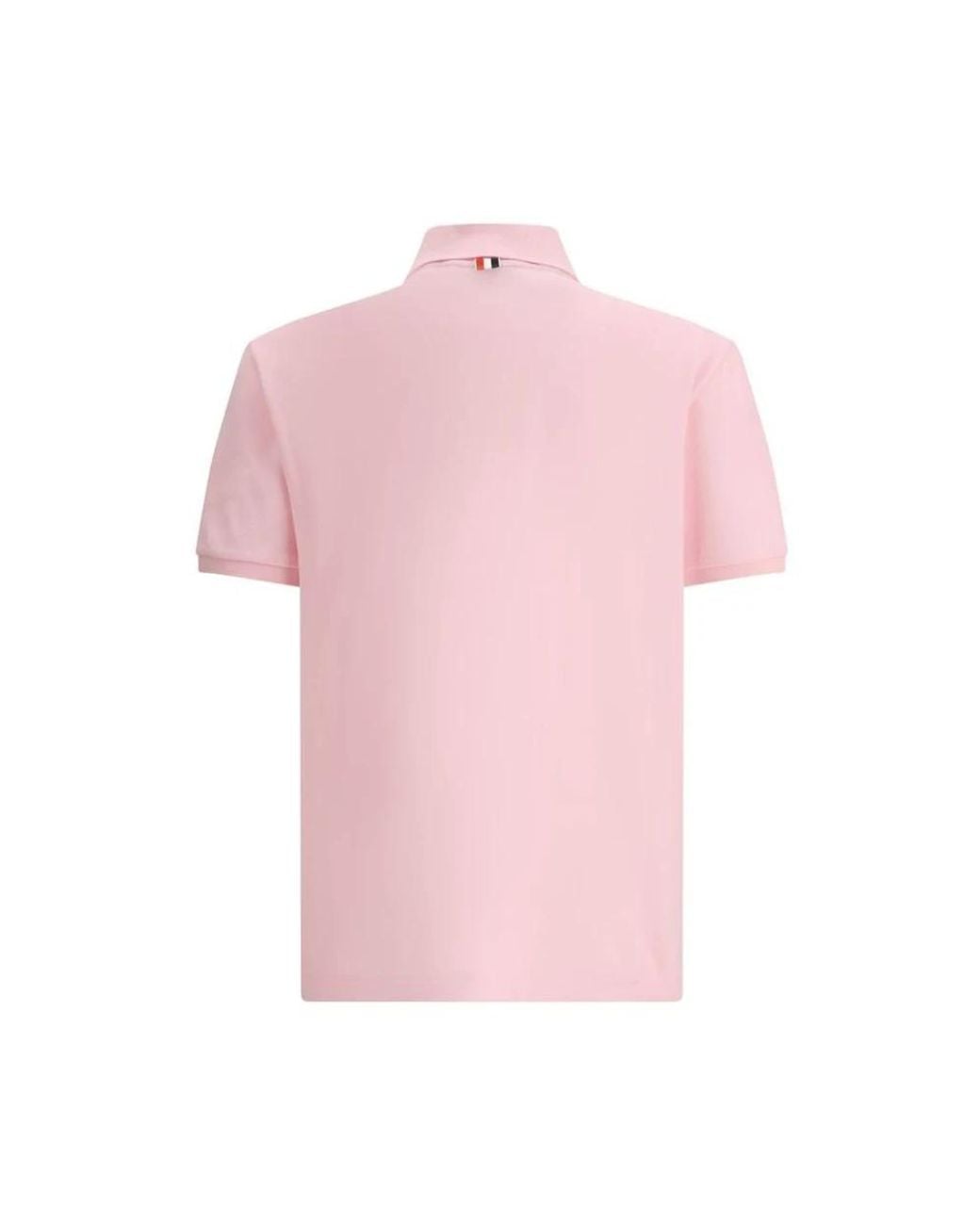 Thom Browne Pink Polo Shirts for men