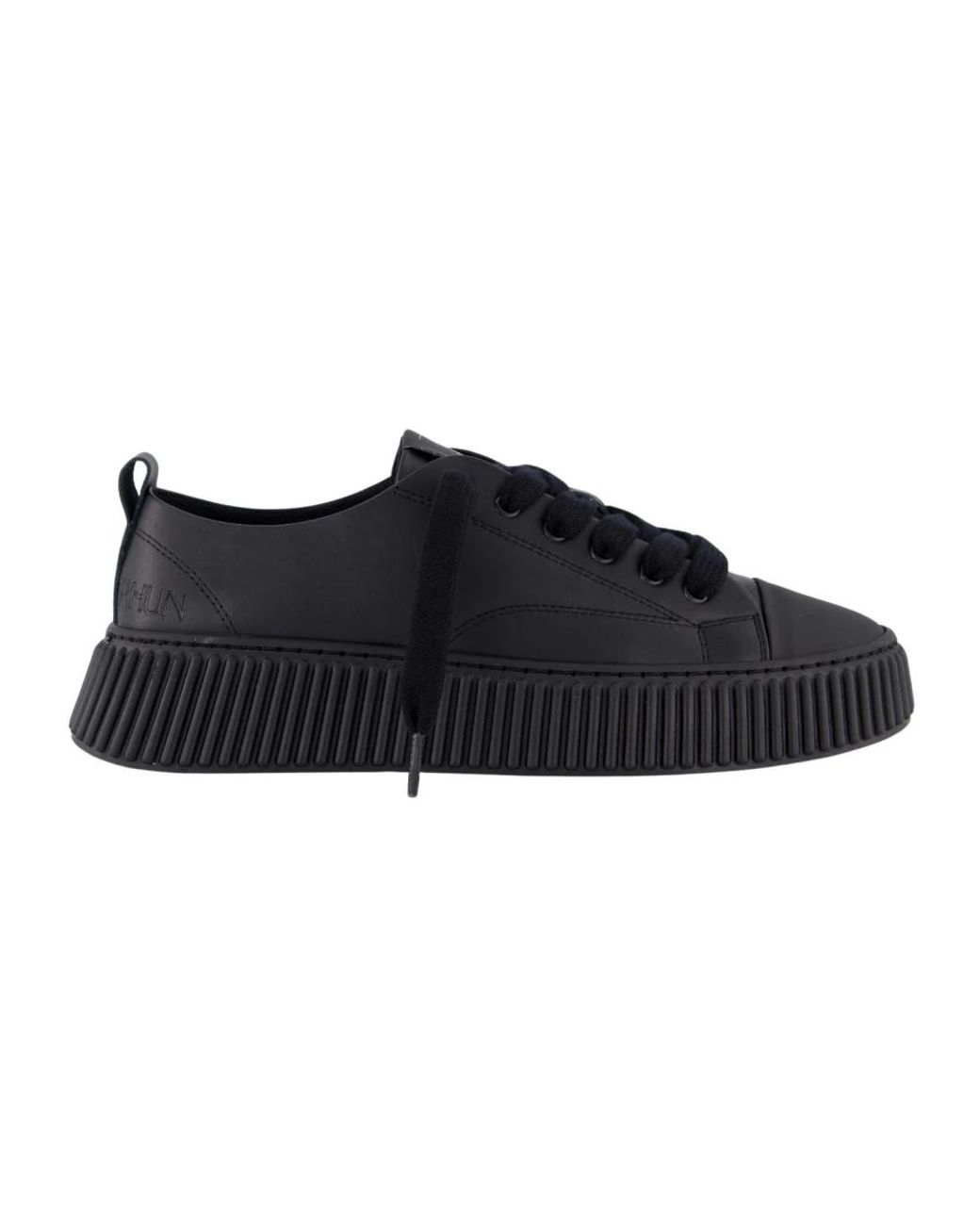 Rhun Black Treble Sneakers