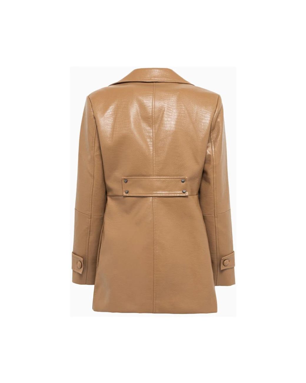 ROTATE BIRGER CHRISTENSEN Brown Leather Jackets