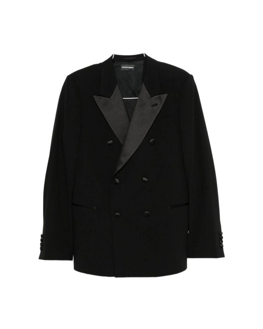 Emporio Armani Black Blazers for men