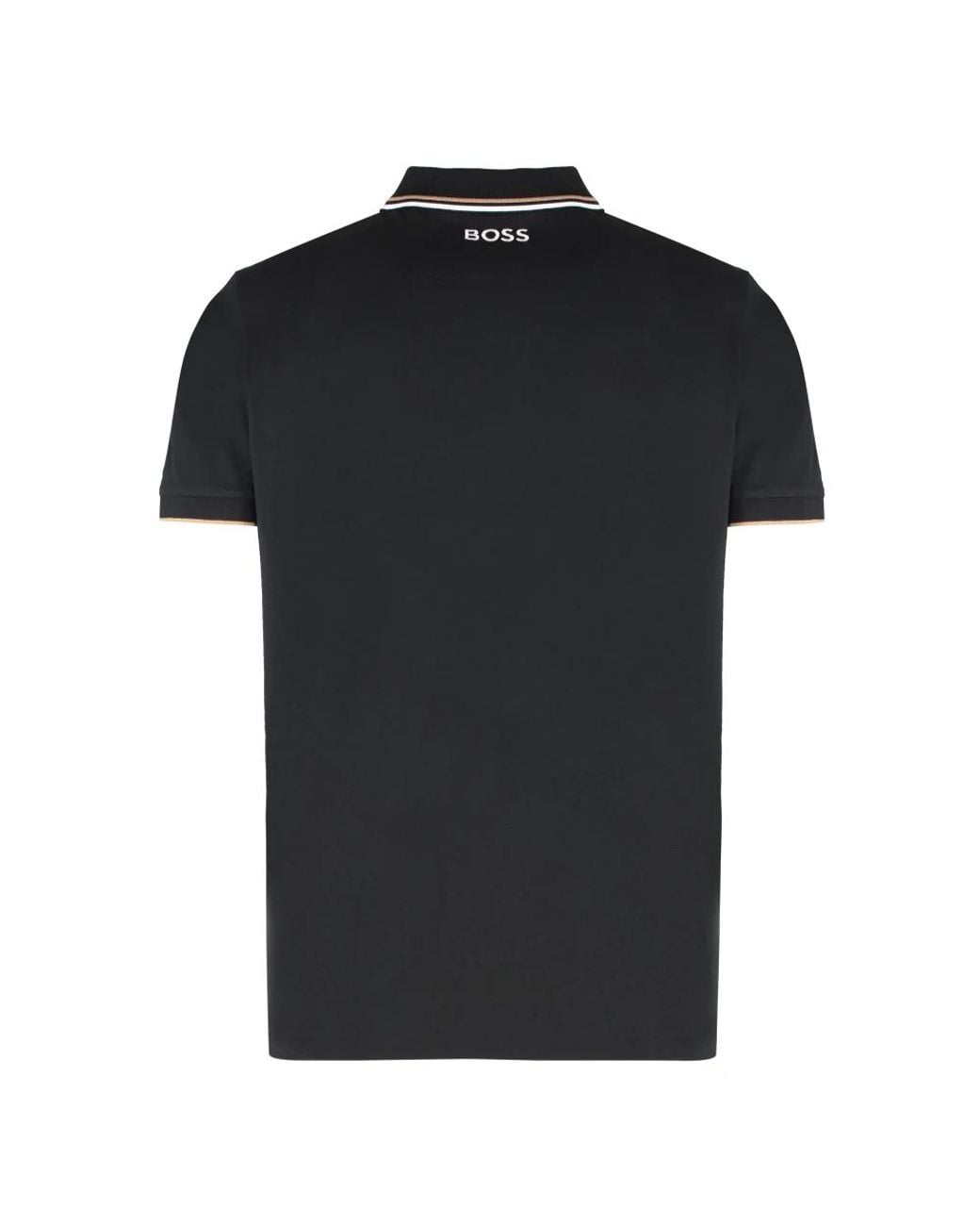 HUGO Black Polo Shirts for men