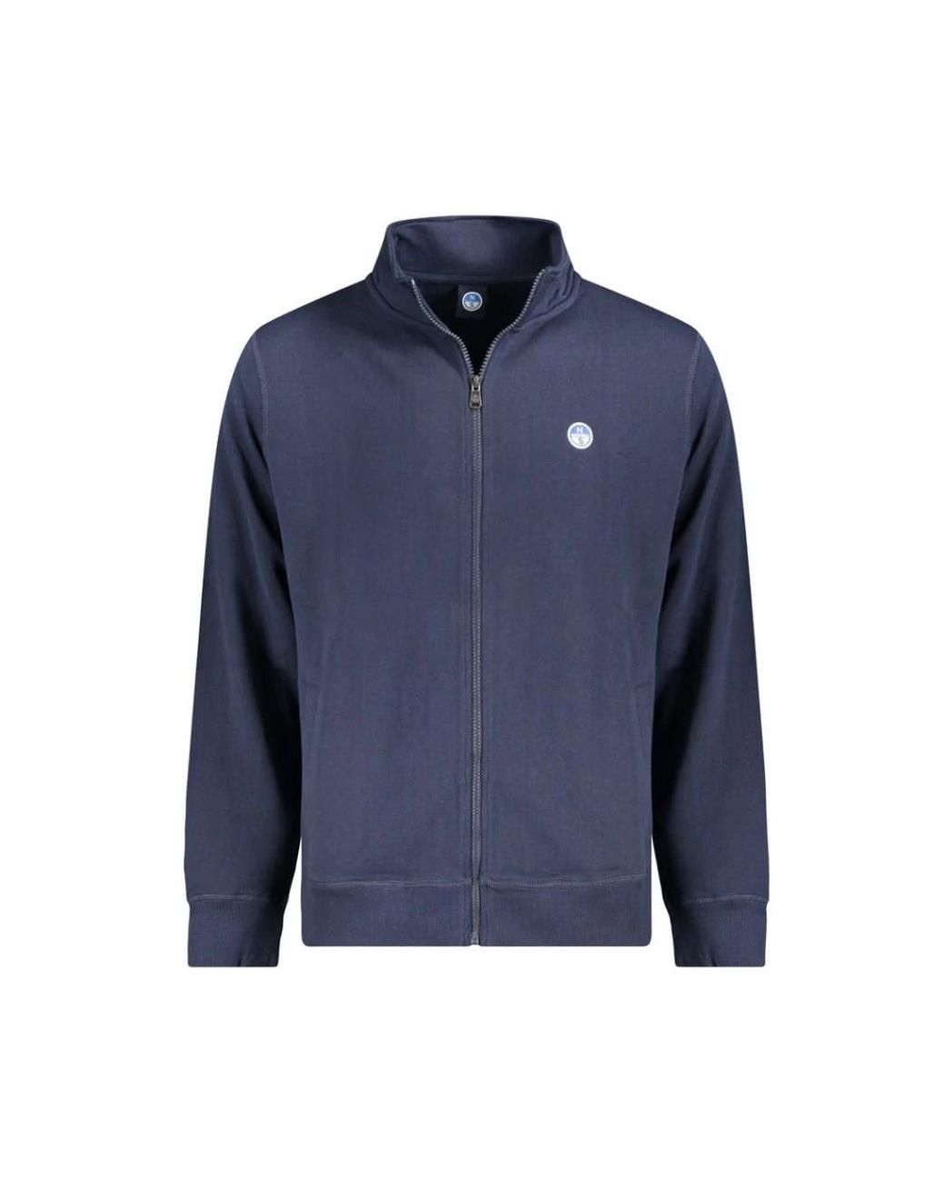 North Sails Blue Zip-Throughs for men