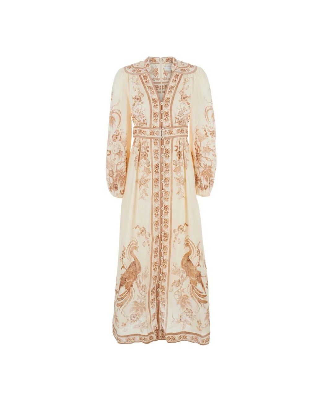 Maxi Dresses Zimmermann de color Natural