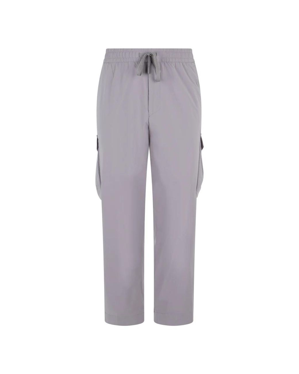 Boss Gray Straight Trousers for men