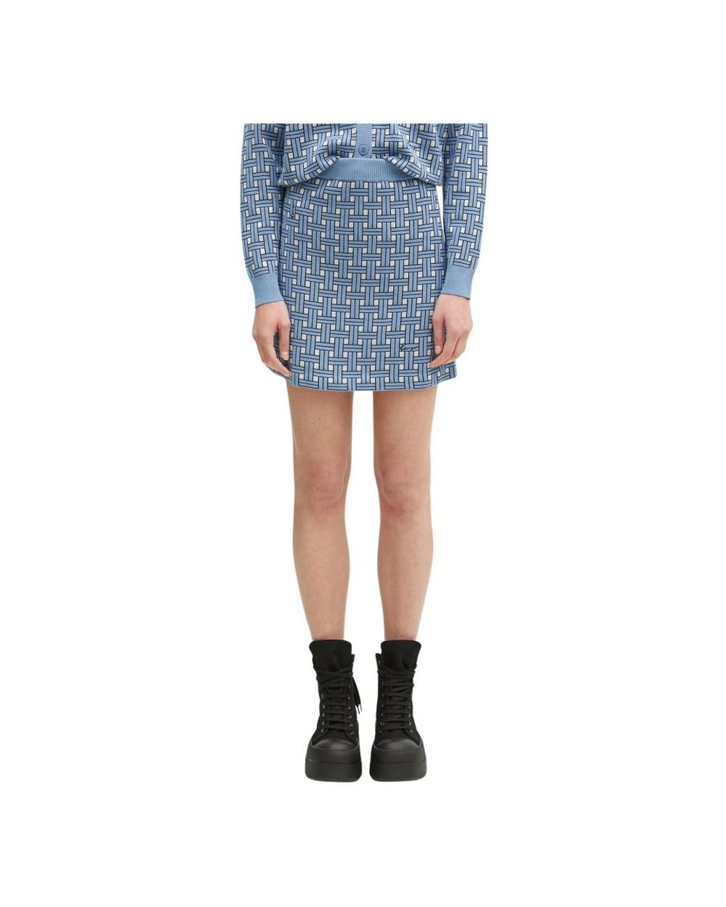 KENZO Blue Webmuster Minirock