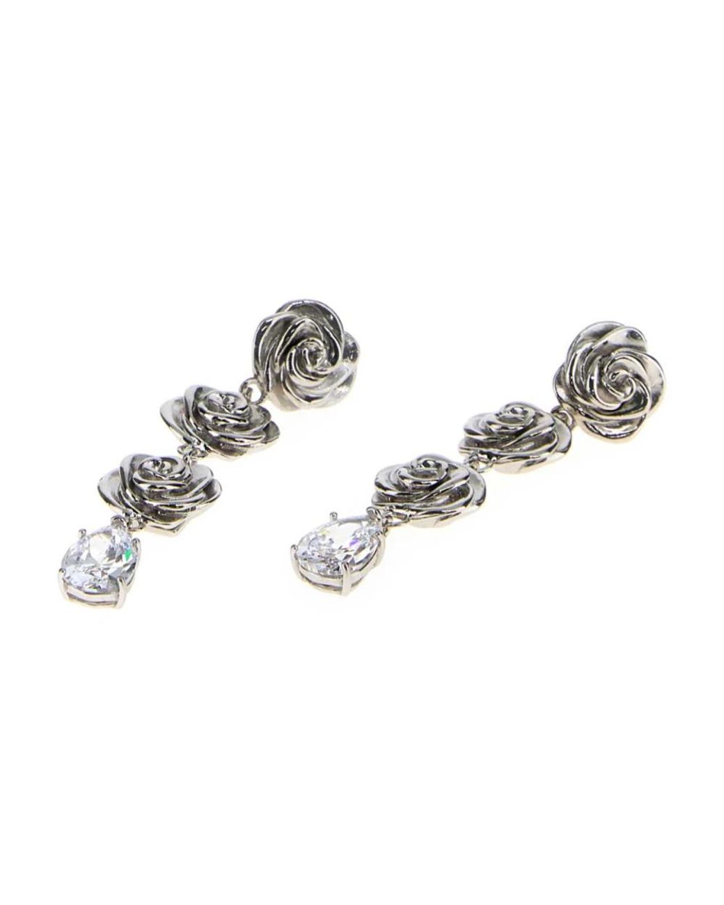 Magda Butrym White Earrings