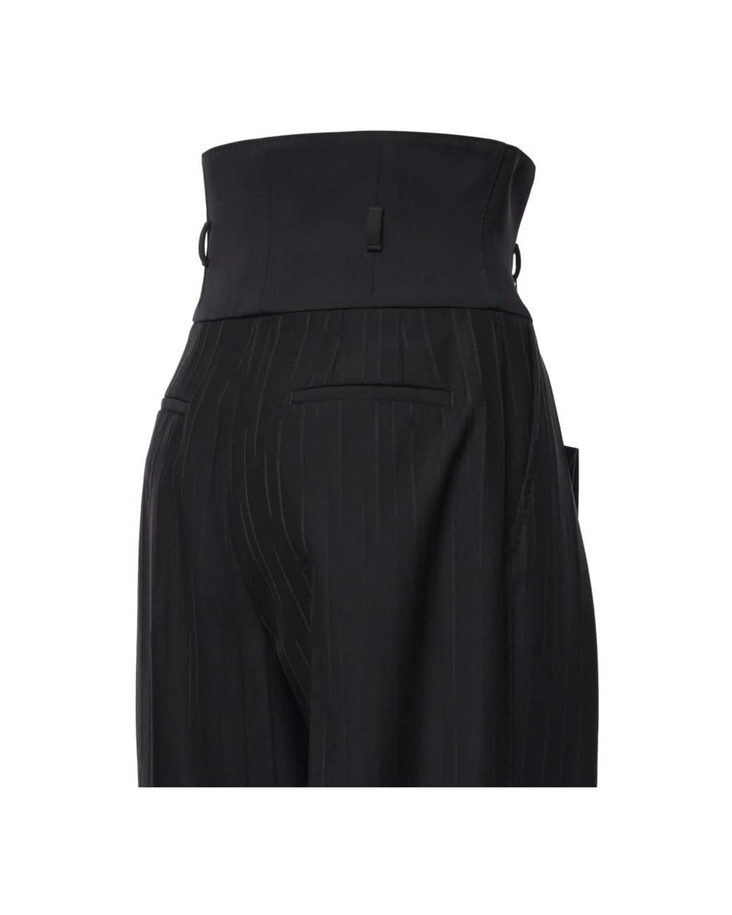 Dolce & Gabbana Black Wide Trousers