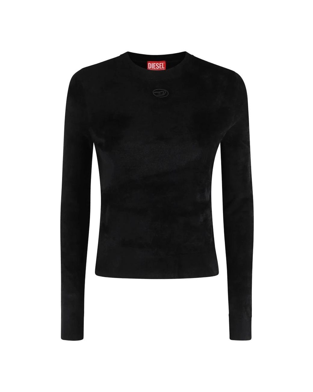 DIESEL Black Round-Neck Knitwear