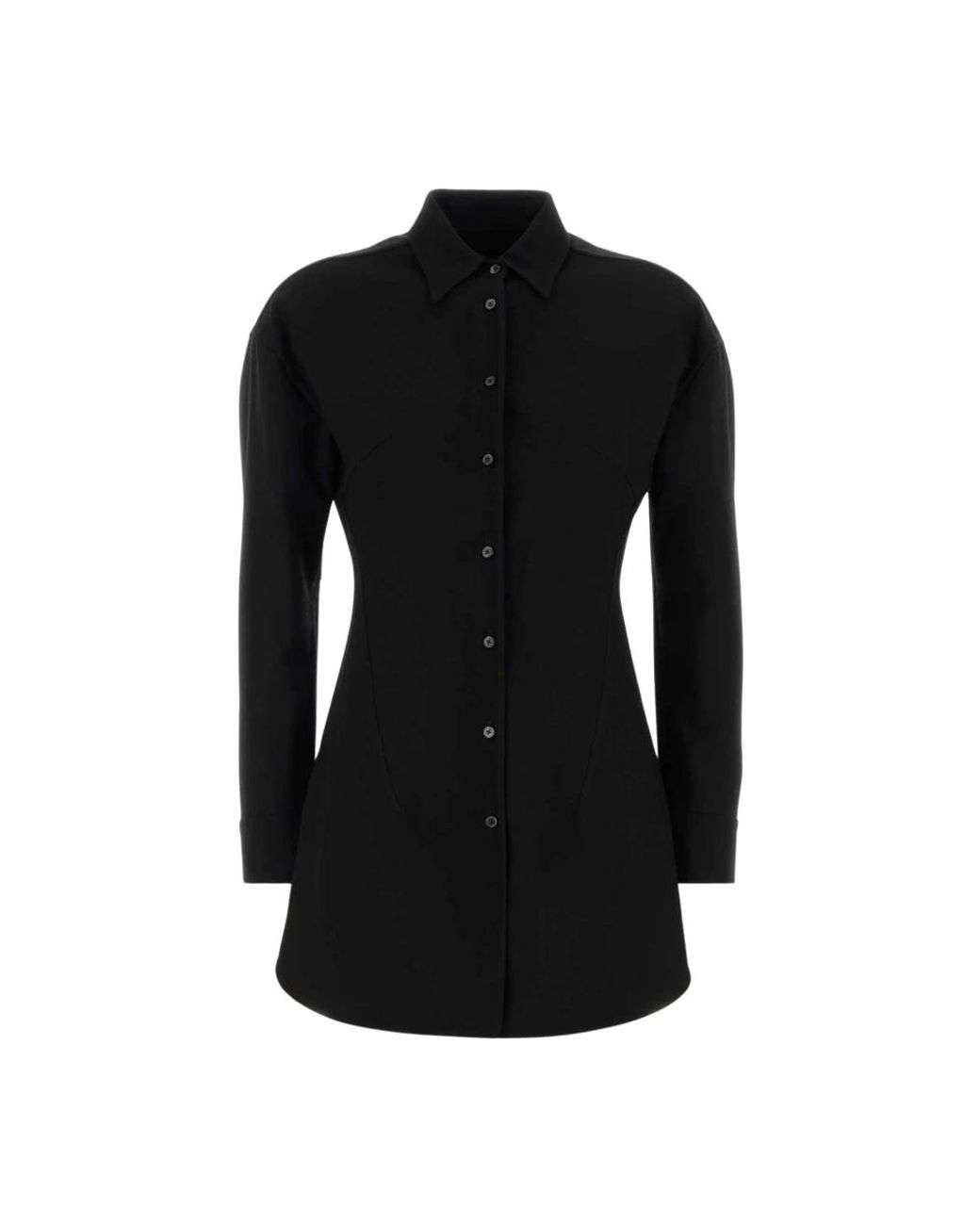 Jil Sander Black Shirt Dresses