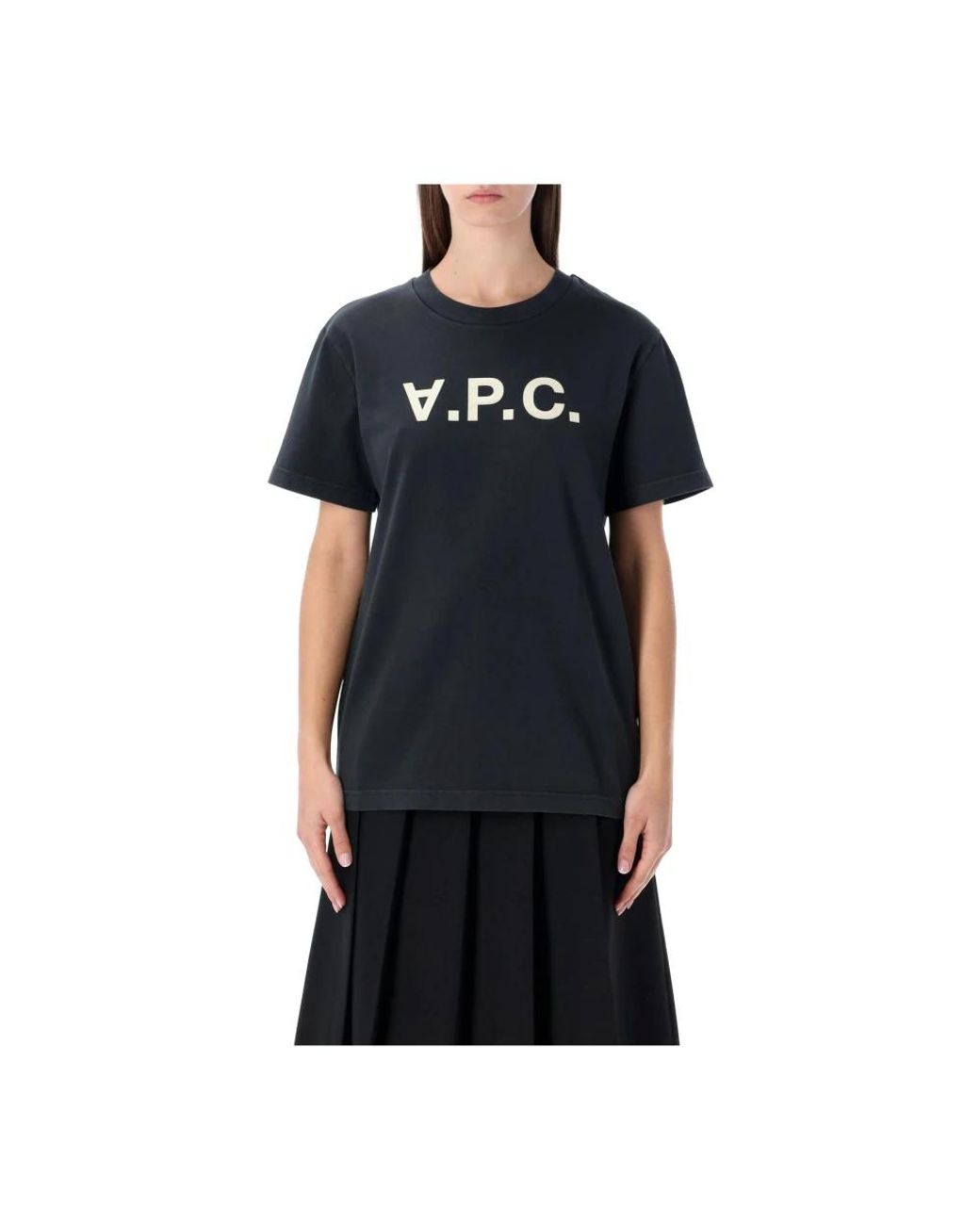A.P.C. Logo T-Shirt in het Black