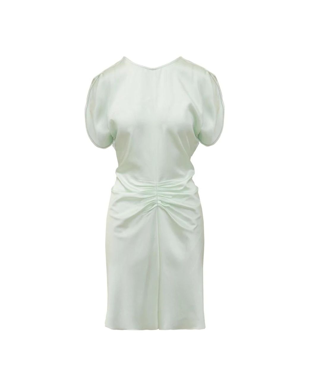 Victoria Beckham Green Short Dresses