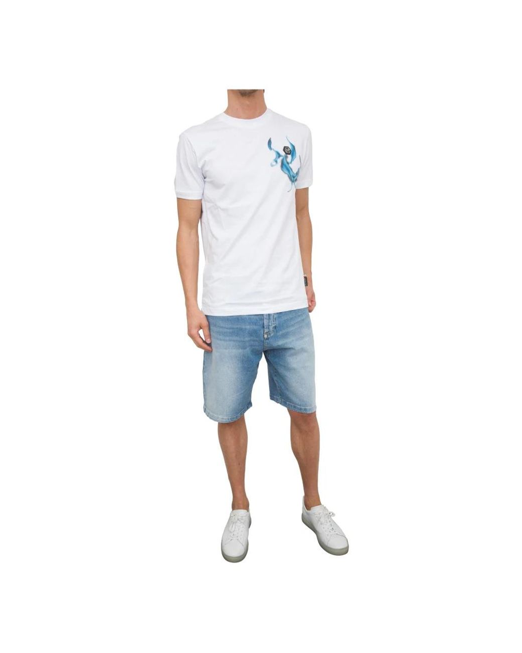 Philipp Plein Blue T-Shirts for men