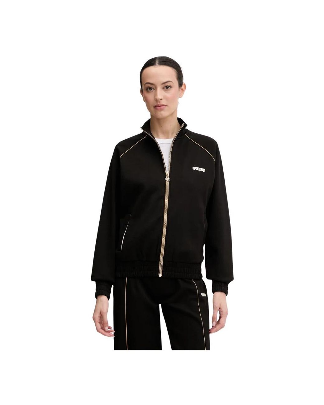 Guess Georgia Zip-Through in het Black