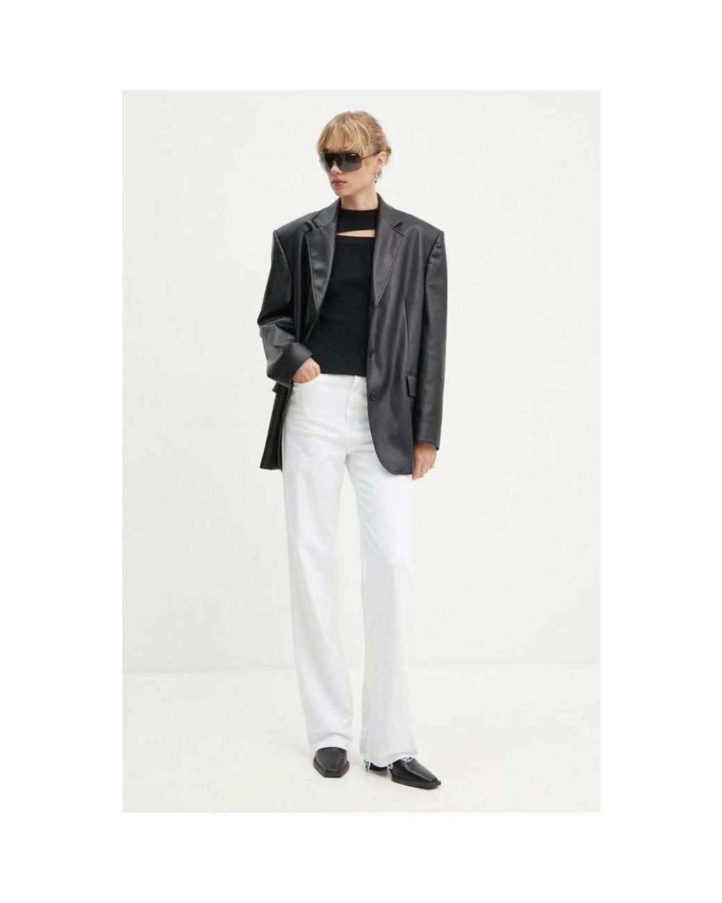 Round-Neck Knitwear MSGM de color Black