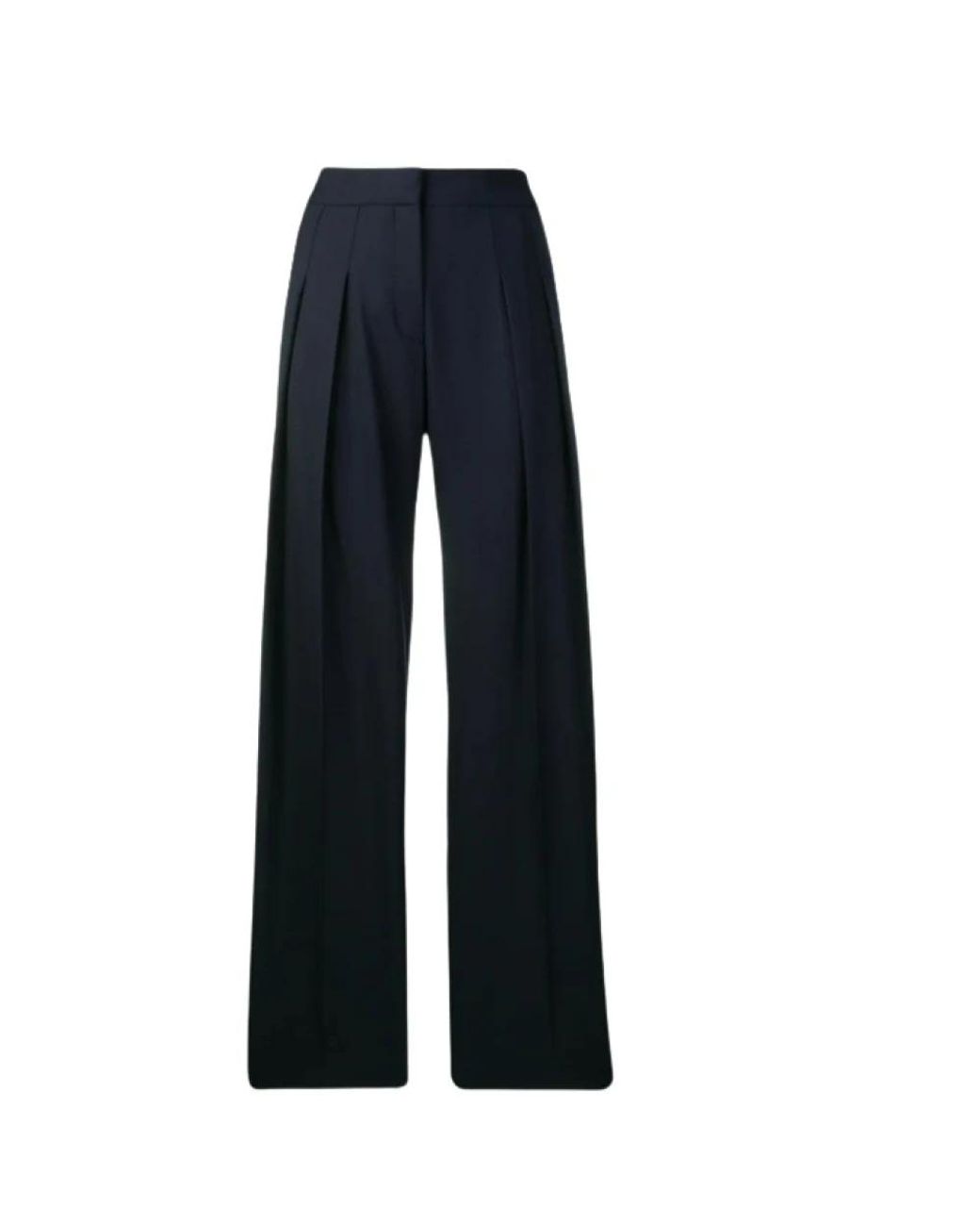 Victoria Beckham Blue Wide Trousers