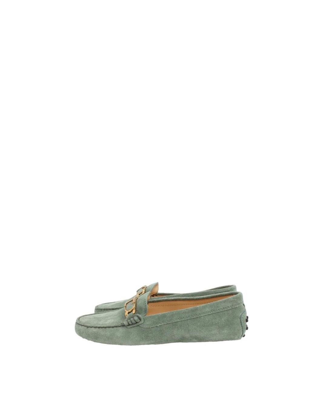 Tod's Green Loafers