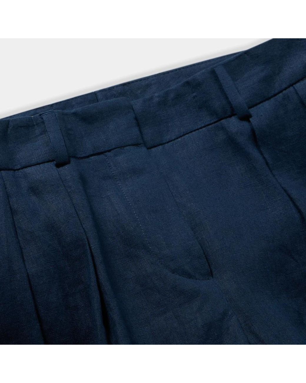 Brooks Brothers Blue Wide Trousers