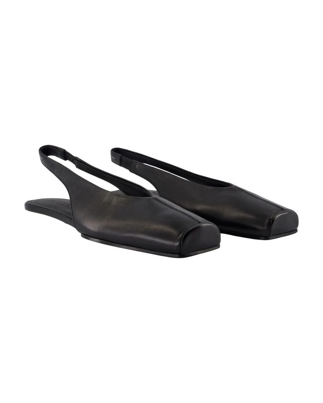 MM6 by Maison Margiela Black Ballerinas