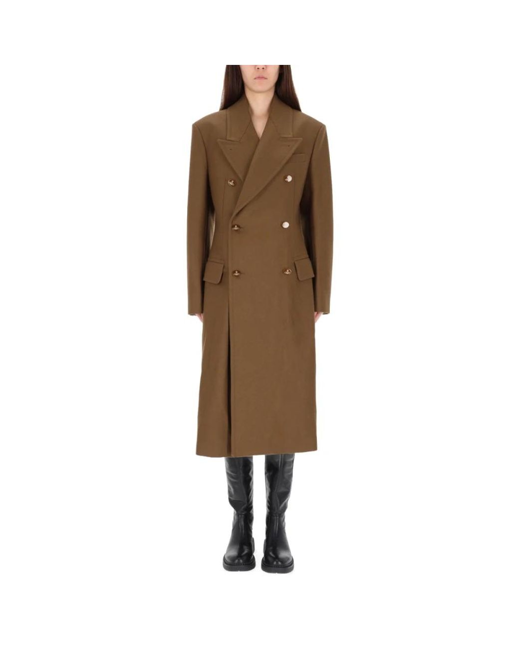 Vivienne Westwood Brown Double-Breasted Coats