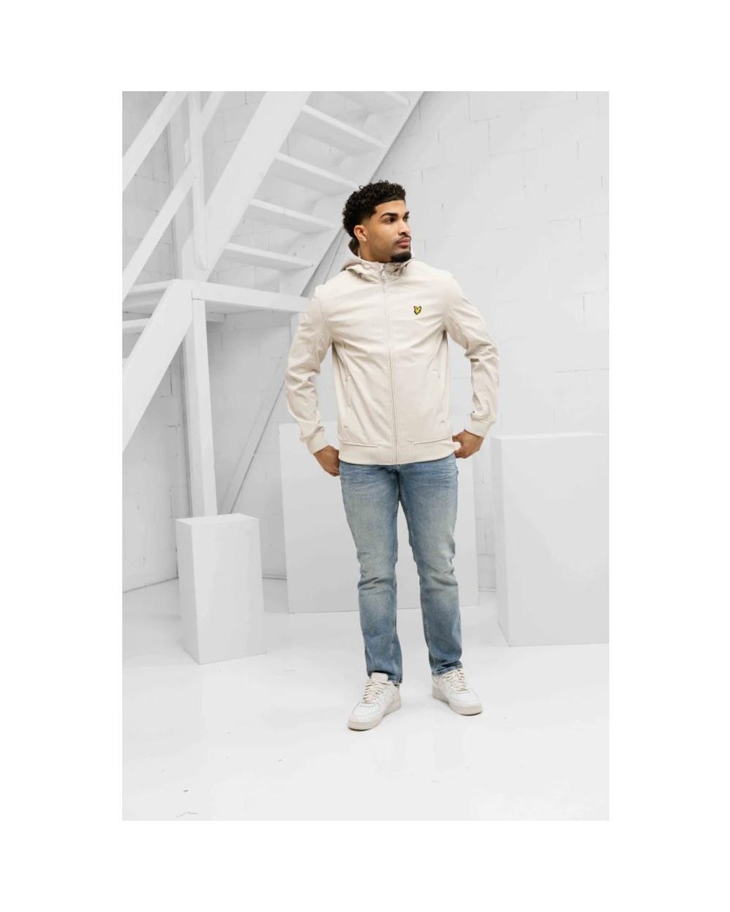 Lyle & Scott Softshell Jacket in het White voor heren