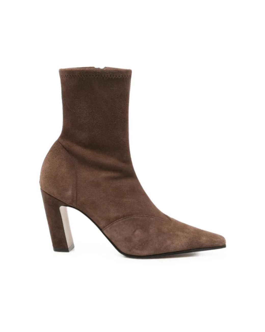 Khaite Brown Heeled Boots